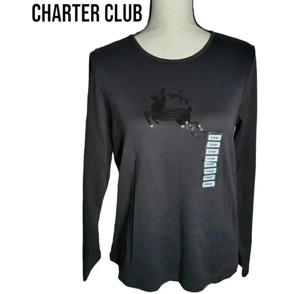 Charter Club Blouse L NWT - Picture 1 of 4